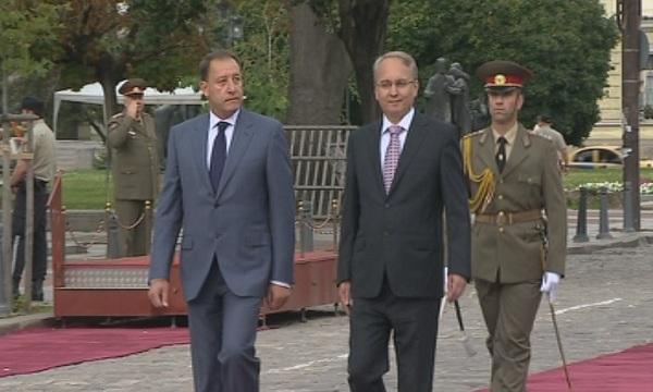 Македонският военен министър у нас