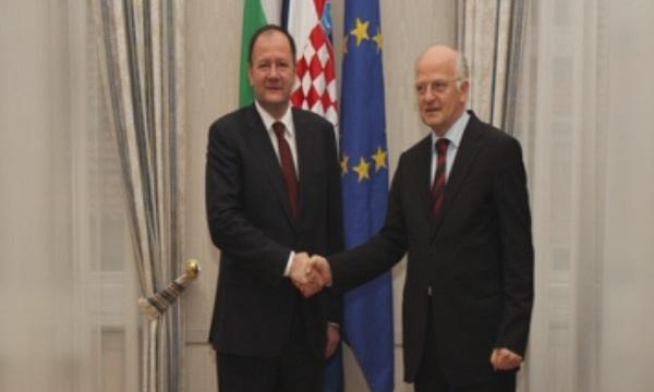 Михаил Миков на посещение в Хърватия