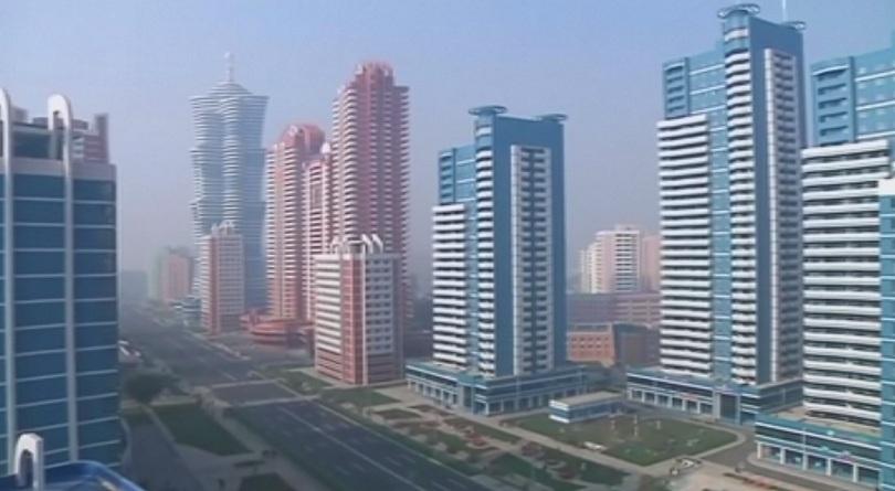 Строят небостъргачи в севернокорейската столица