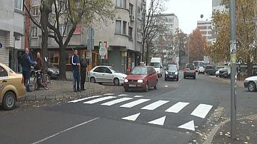 Нова пешеходна пътека за Валя