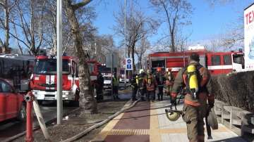 Пожар в шивашки цехове на завод Чайка в Пловдив, няма пострадали