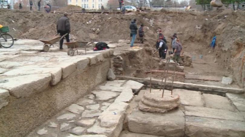 Откриха антична улица в центъра на Пловдив