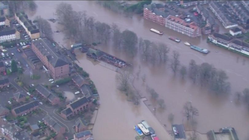 Историческият център на Йорк е под вода