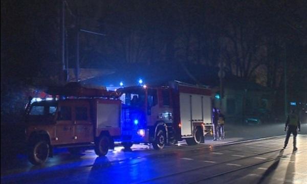 снимка 1 Пожар в международния детски лагер в Кранево около 19 ч. снощи (ОБНОВЕНА)