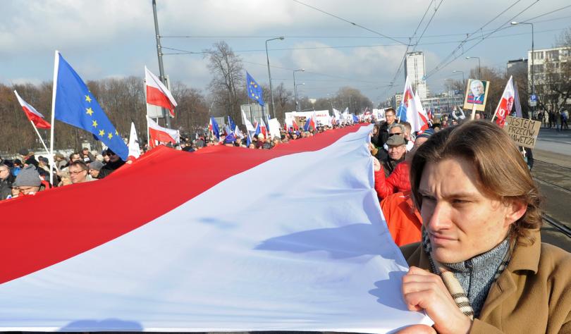 снимка 3 Шествие в подкрепа на Лех Валенса