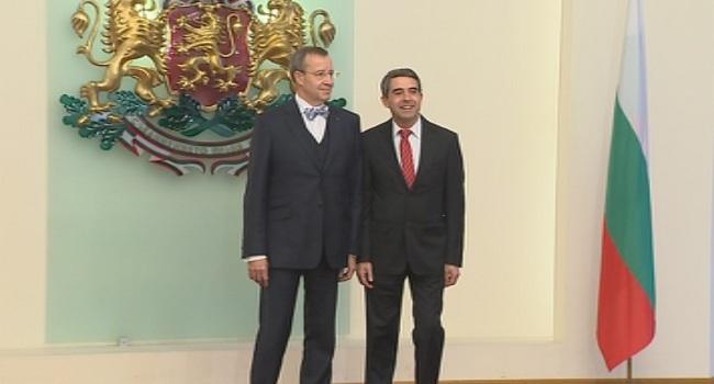 Президентът на Естония на посещение у нас