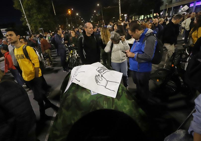 снимка 1 Протести за и против съпроводиха избора на Иван Гешев за главен прокурор