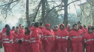 Протести след обявената финансова криза в община Перник
