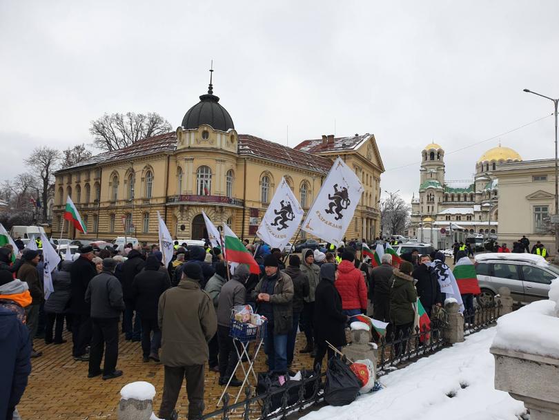 снимка 1 Протест на движение Възраждане с искане за оставката на правителството