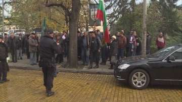 Протест на Атака пред Народното събрание (ВИДЕО)