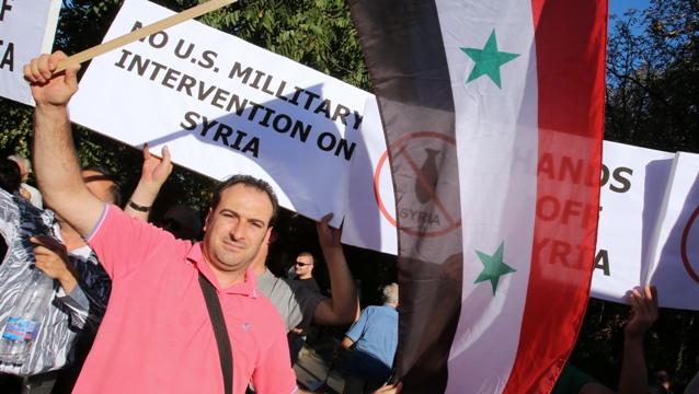 Протести в страната срещу военна намеса в Сирия