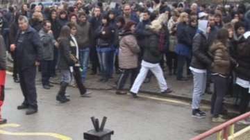 Протест във Военния завод в Лясковец
