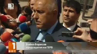 Коментар на Бойко Борисов след консултациите при президента