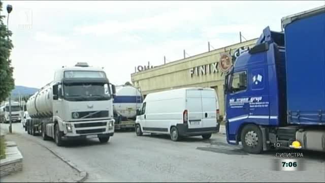 Протест на шофьори на тежкотоварни камиони