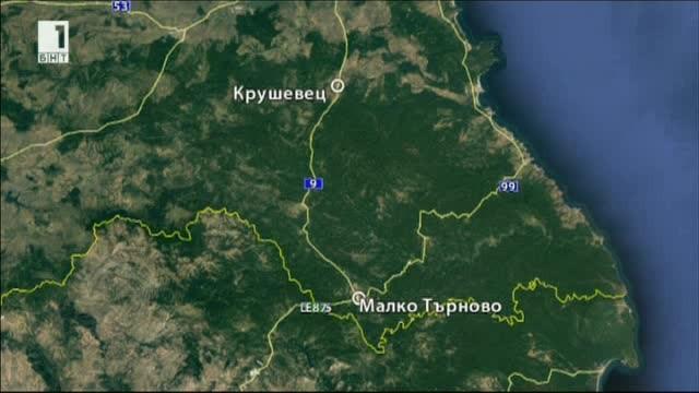 Автобус с чужденци се е самозапалил край бургаското село Крушевец