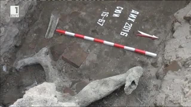 Запазена бронзова статуя откриха в римската колония Деултум, до Бургас