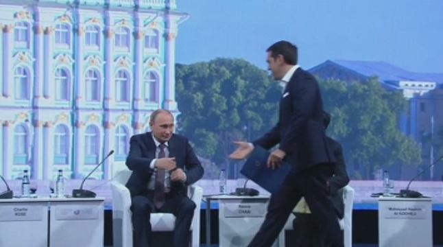 снимка 1 Ципрас протегна ръка към Путин (ОБЗОР)