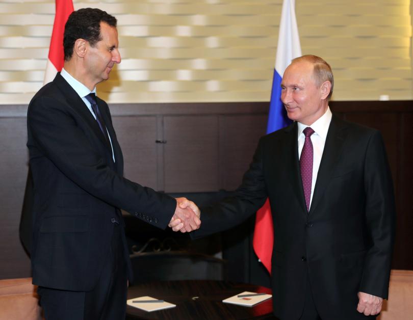 снимка 1 Владимир Путин проведе работна среща с Башар Асад в Сочи