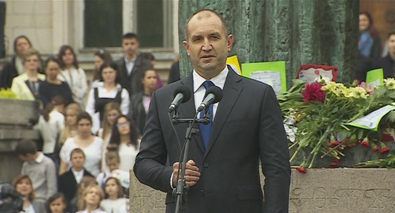 Румен Радев: Българският език е нашата щастлива орис по рождение