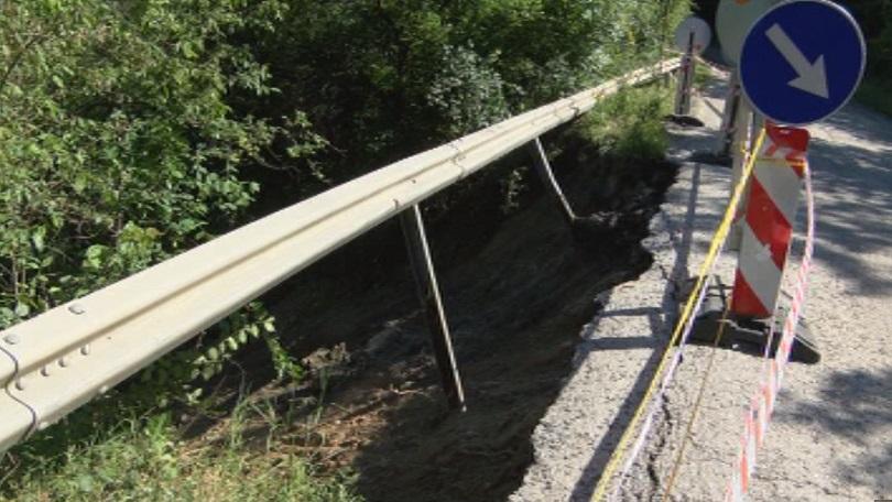 ​Започва укрепване на свлачището по пътя между Велико Търново и Арбанаси