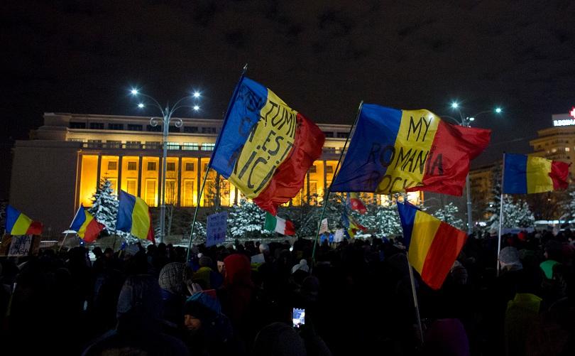 Около 3000 души излязоха на протест в Румъния