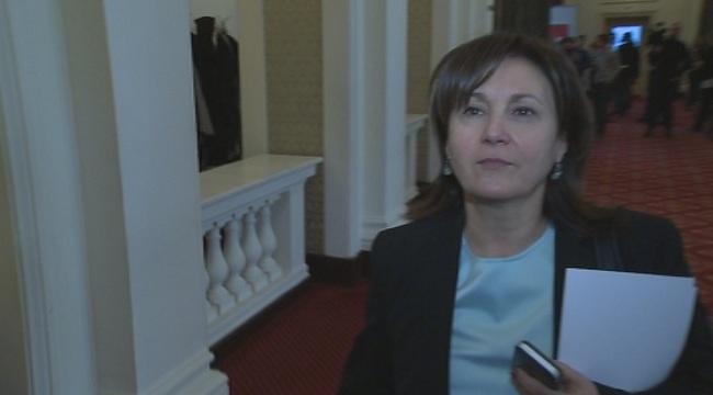 Румяна Бъчварова: Кандидатурата за президент не е на дневен ред