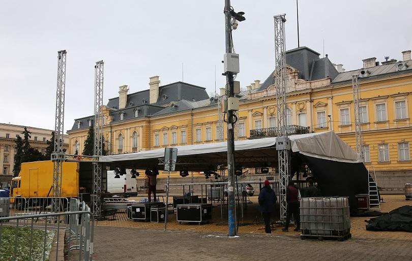 Започна строежът на Сцената под звездите в София където ще