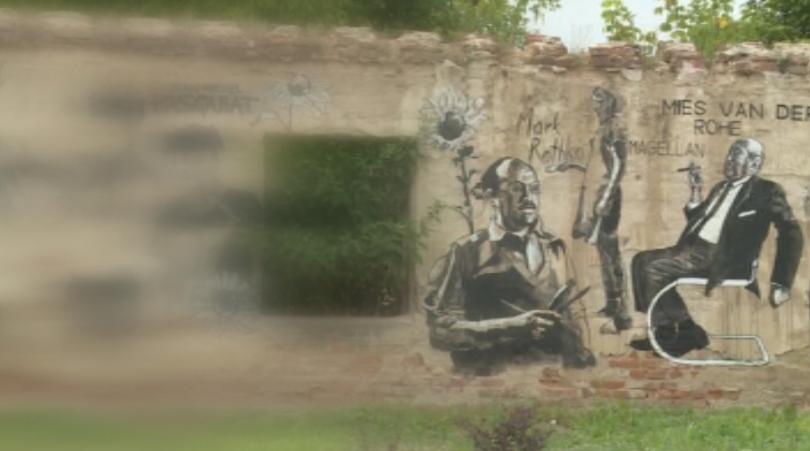 Картини на известни художници по стените на село Старо Железаре