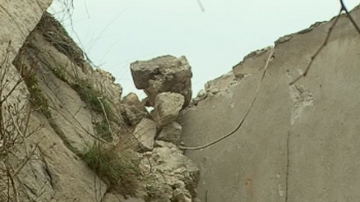 Комисия описва щетите от срутената подпорна стена в Пловдив