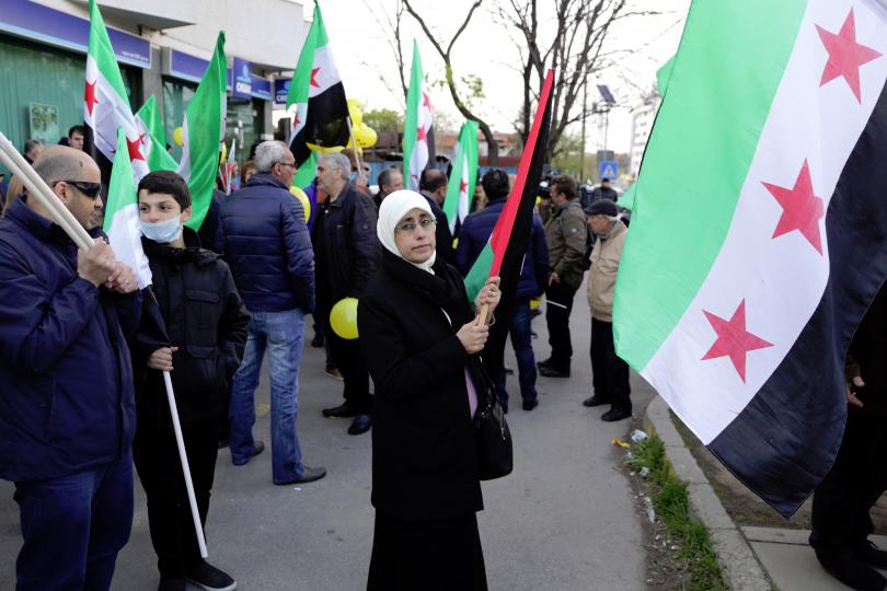 Мирен протест в София срещу използването на химическо оръжие в Сирия