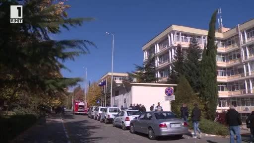 Пожар горя в Тракийския университет в Стара Загора
