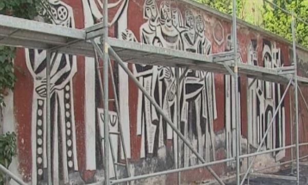 Реставрират уникален стенопис на Георги Божилов - Слона