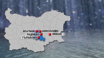 Нивото на Тунджа край Ямбол спада