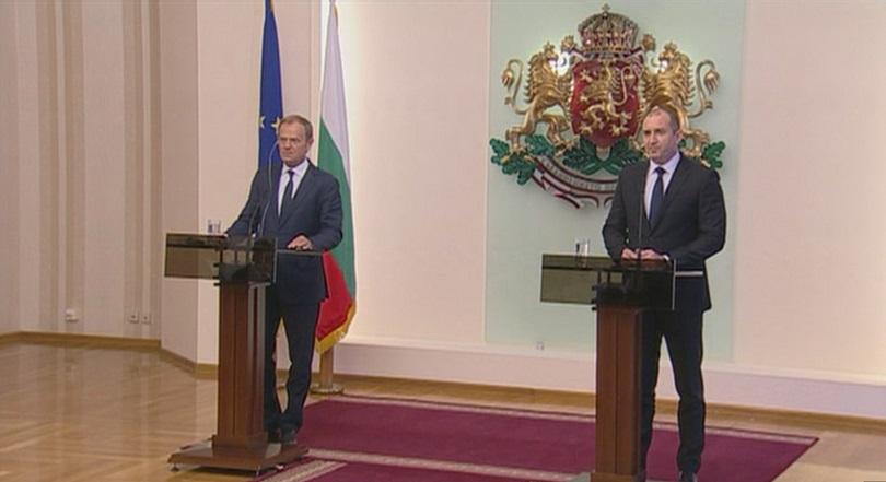 Радев: С Туск се обединихме около мнението ЕС да има обща позиция за Турция