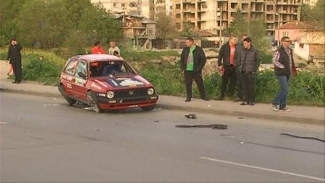 Инцидент с рали автомобил във Варна