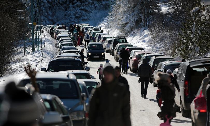 За час бяха затворени пътищата към Витоша