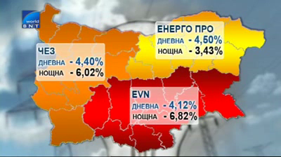 Токът поевтинява с около 5% от 1 август