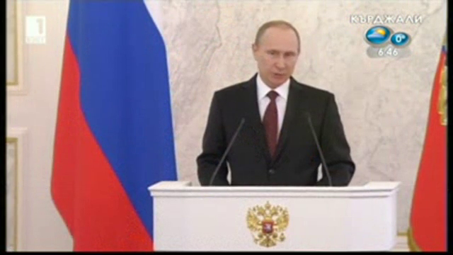 Среща на Путин и Янукович в Кремъл