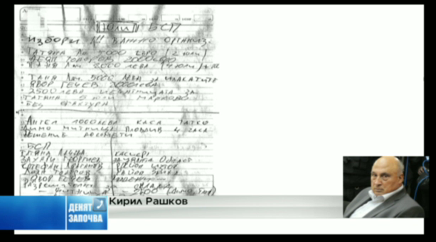 Ексклузивно пред БНТ: Кирил Рашков отрича тефтерът” да е негов
