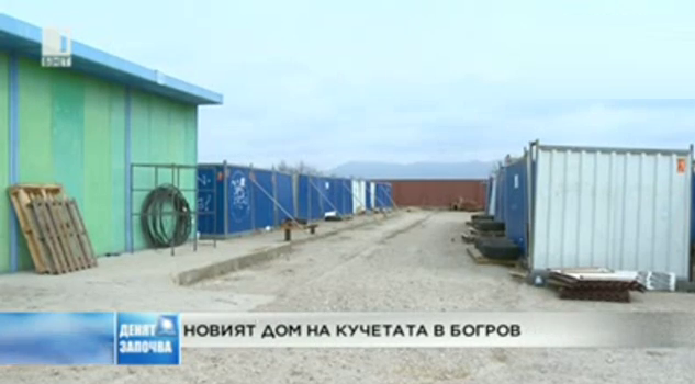Новият дом за кучета в Богров