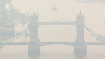 Гъст облак прах покри Лондон