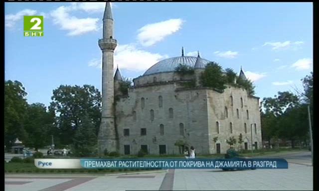 Премахват растителността от покрива на джамията „Макбул Ибрахим паша”