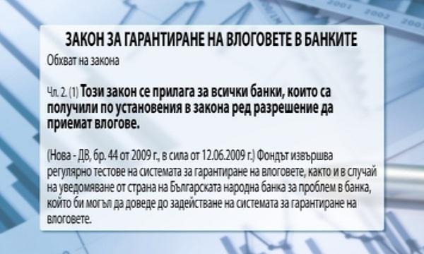 Какви са гаранциите за парите ни