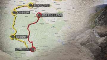 Разчистват свлачището, което затвори пътя между Асеновград и Смолян